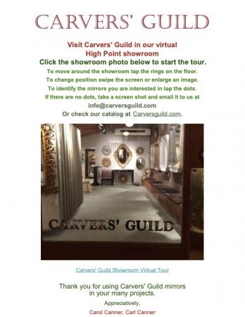 Visit the Carvers' Guild Virtual Highpoint Showroom