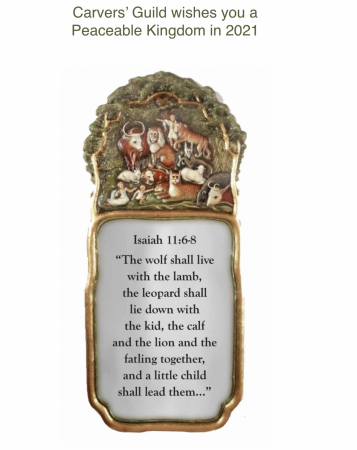  Peaceable Kingdom mirror #1188 an original Carol Canner design